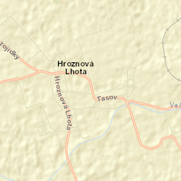 Hroznová Lhota Street Map