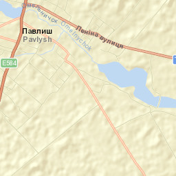 Pavlysh Street Map