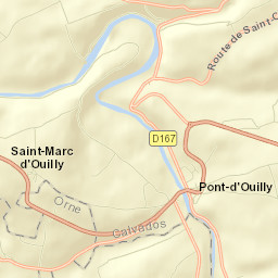 Pont-d'Ouilly Street Map