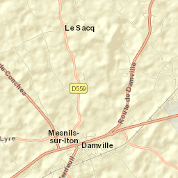 Damville Street Map