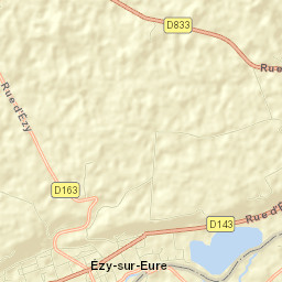 Ézy-sur-Eure Street Map