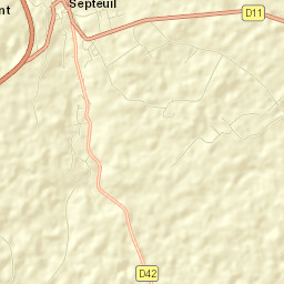 Septeuil Street Map