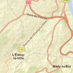 Le Pecq Street Map