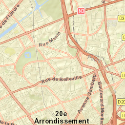 Bagnolet Street Map