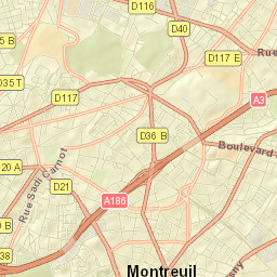 Les Lilas Street Map