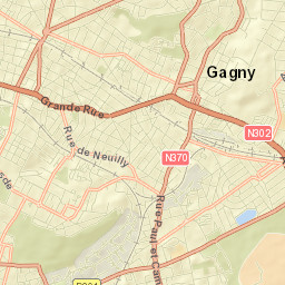 Gagny Street Map