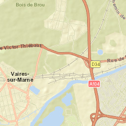 Vaires-sur-Marne Street Map
