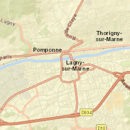 Lagny-sur-Marne Street Map