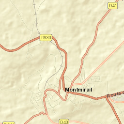 Montmirail Street Map