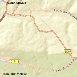 Saint-Mihiel Street Map