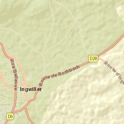 Ingwiller Street Map