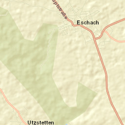 Eschach Street Map