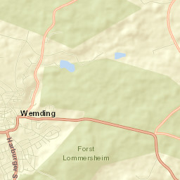Wemding Street Map