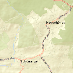 Neuschönau Street Map