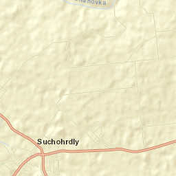 Suchohrdly Street Map
