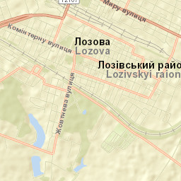 Lozova Street Map