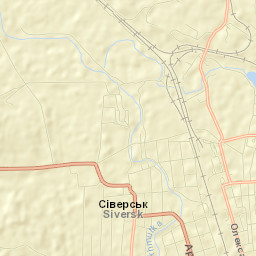 Sivers’k Street Map
