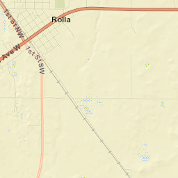 Rolla Street Map
