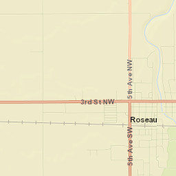 Roseau Street Map