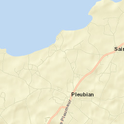 Pleubian Street Map