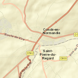 Condé-sur-Noireau Street Map