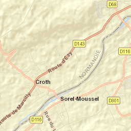 Croth Street Map