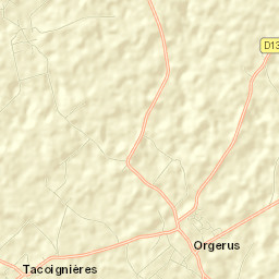 Tacoignières Street Map