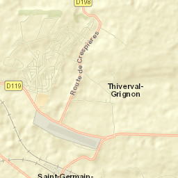 Thiverval-Grignon Street Map