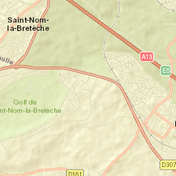 Saint-Nom-la-Bretêche Street Map