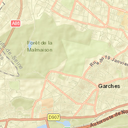 Vaucresson Street Map