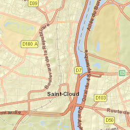 Saint-Cloud Street Map