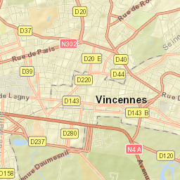 Montreuil Street Map