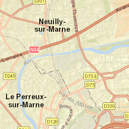 Neuilly-Plaisance Street Map