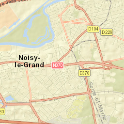 Noisy-le-Grand Street Map