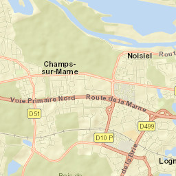 Noisiel Street Map