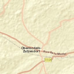 Obermodern-Zutzendorf Street Map