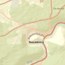 Neuenbürg Street Map