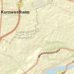 Kornwestheim Street Map