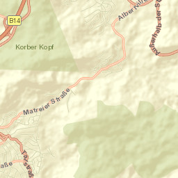 Korb Street Map