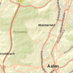 Aalen Street Map