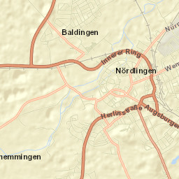 Nördlingen Street Map
