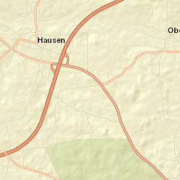 Hausen Street Map