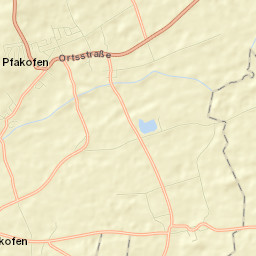 Pfakofen Street Map