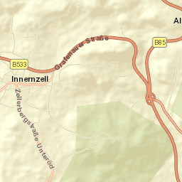 Innernzell Street Map
