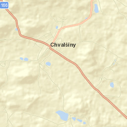 Chvalšiny Street Map