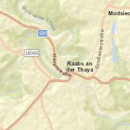 Raabs an der Thaya Street Map