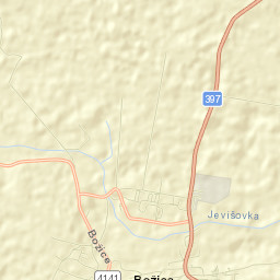 Božice Street Map