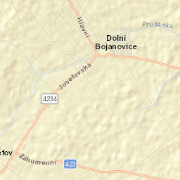 Dolní Bojanovice Street Map