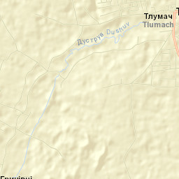 Tlumach Street Map