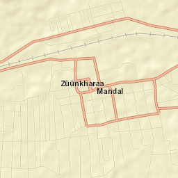 Dzüünharaa Street Map